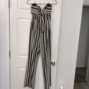 Like new strapless jumpsuit